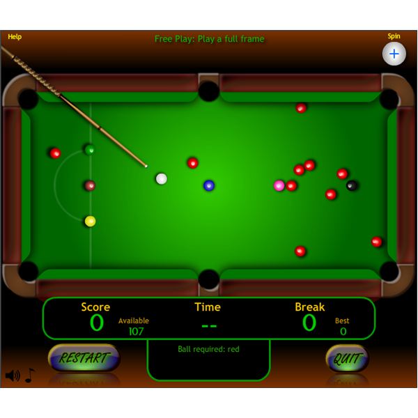 online snooker game with computer